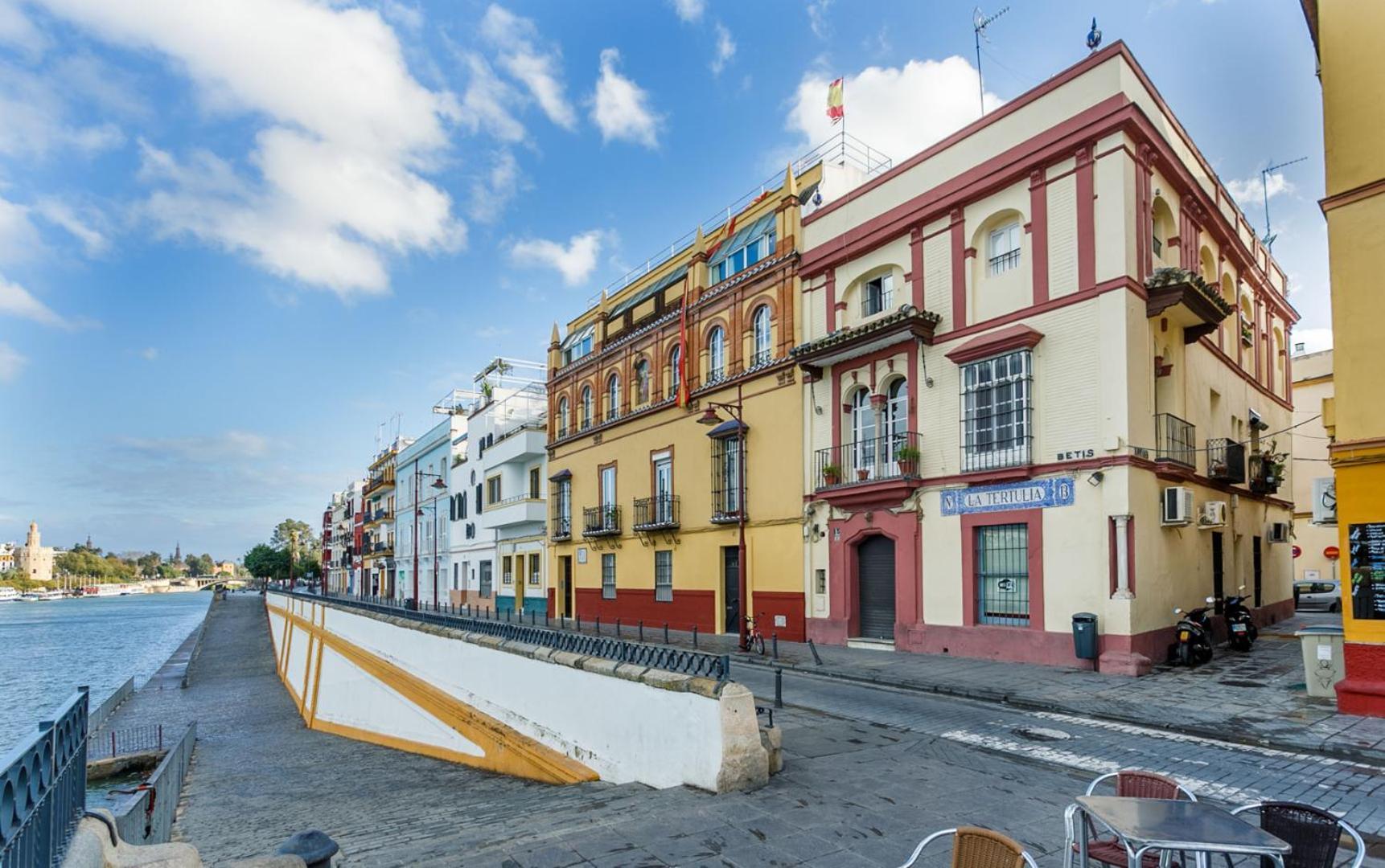 Sunterrace Loft-Triana'S Star, 10' From City Center! Sevilha Exterior foto